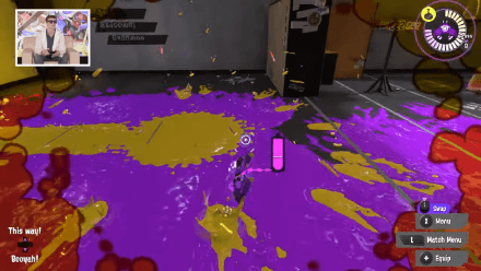 Splatoon 3 Nintendo Treehouse Squid Roll