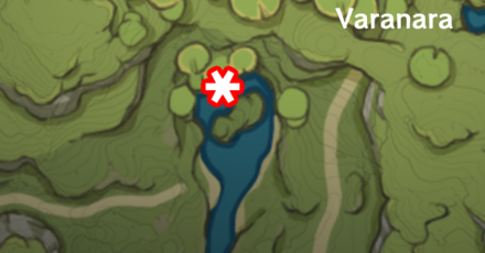 Genshin - Sumeru Fishing Spot Locations - Vanarana