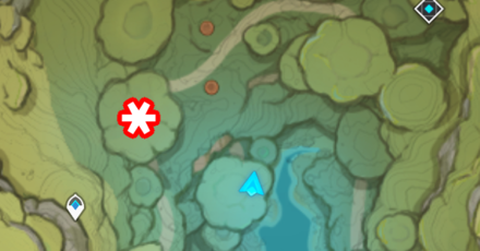 Genshin - Peach of the Deep Waves Location 1