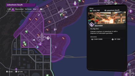 Saints Row - Lakeshore South Map