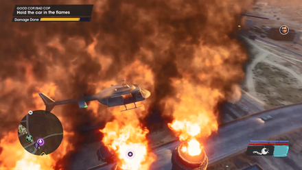 Saints Row - Fly Over the Fire
