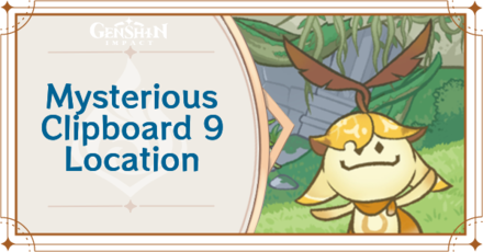 Genshin Impact - Mysterious Clipboard 9 Location and Aranara Painting