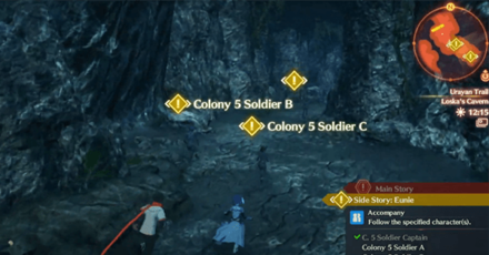 XC3 - Escort Colony 5 Soldiers out of the cave