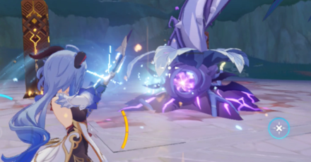 Genshin - Paralyze by Attacking the Electro Core at the Bottom