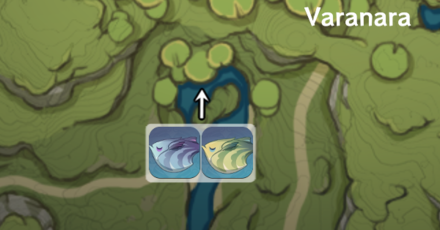 Genshin - Best Fishing Spot for End of the Line - Vanarana