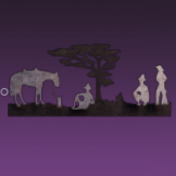 Saints Row - Campfire Silhouette