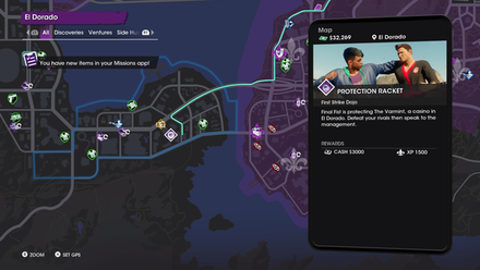 Saints Row - El Dorado Racket Map