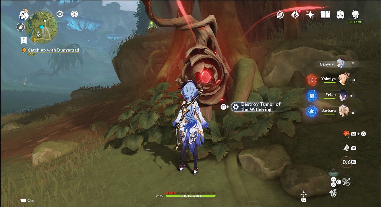 Genshin - Destroy the Tumor of Withering