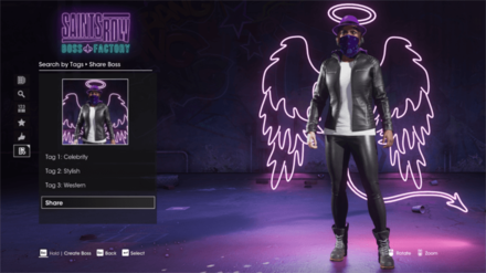 Saints Row - Tag and Share Your Boss