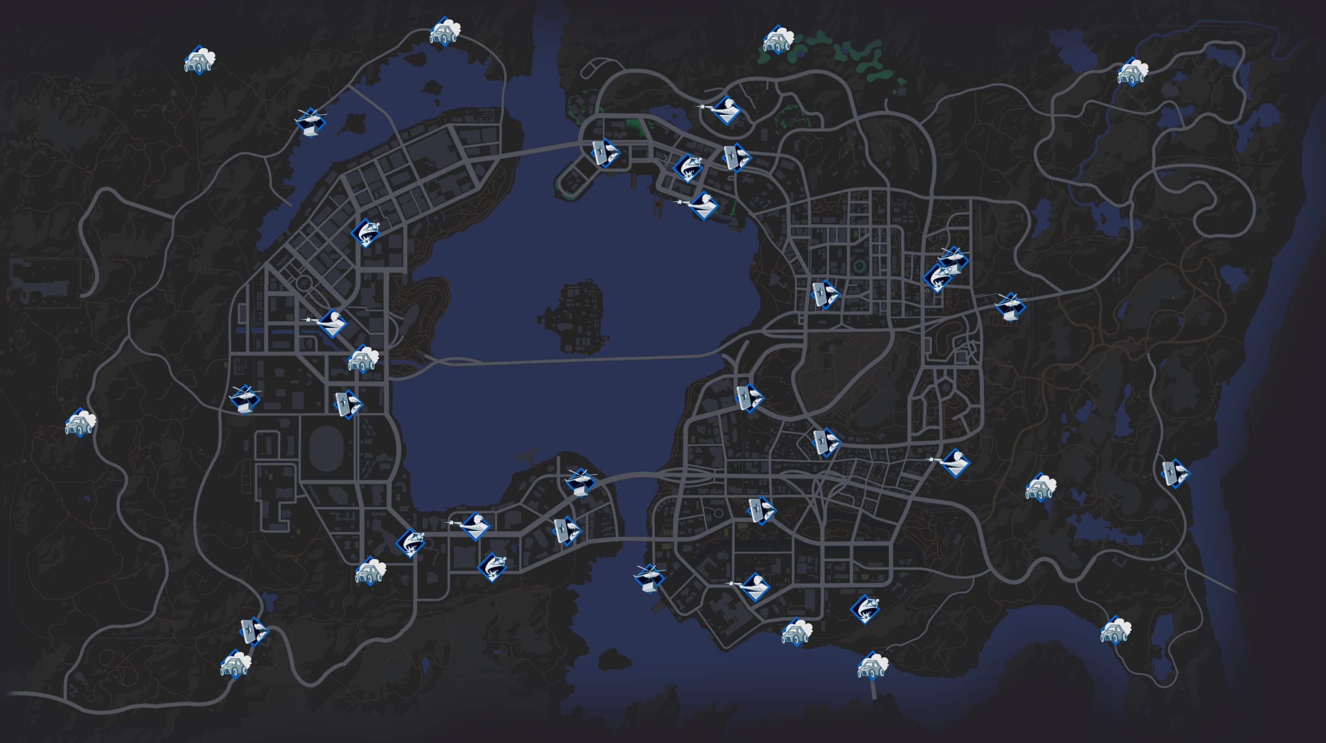 Interactive Map List of All Locations and Activities Saints Row