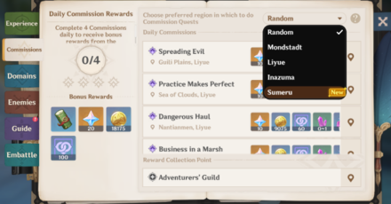 Genshin - How to Unlock Sumeru Commissions