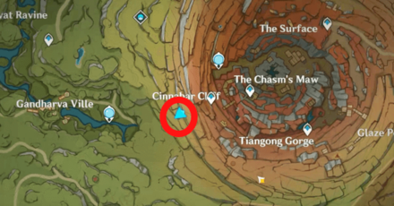 Genshin - Sumpter Beast Location