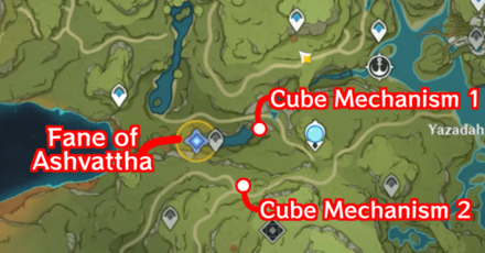 Genshin - Fane of Ashvattha Puzzle Locations
