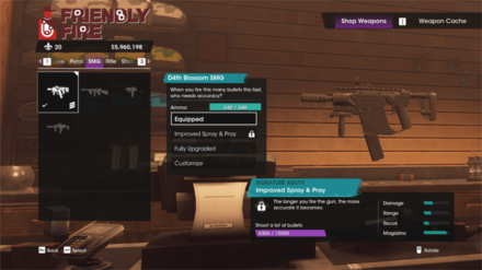 Saints Row - Buy the D4th Blossom SMG