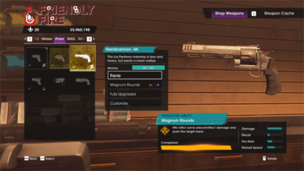 Saints Row - Buy the Handcannon .44