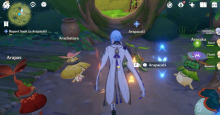 Genshin - Return to Vanarana and Talk to Arapacati