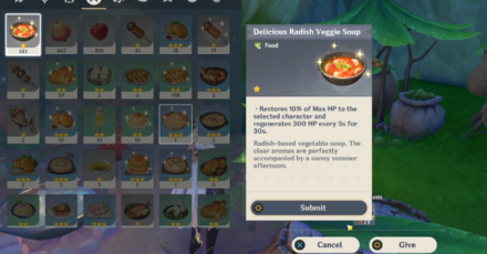 Genshin - Delicious Radish Veggie Soup