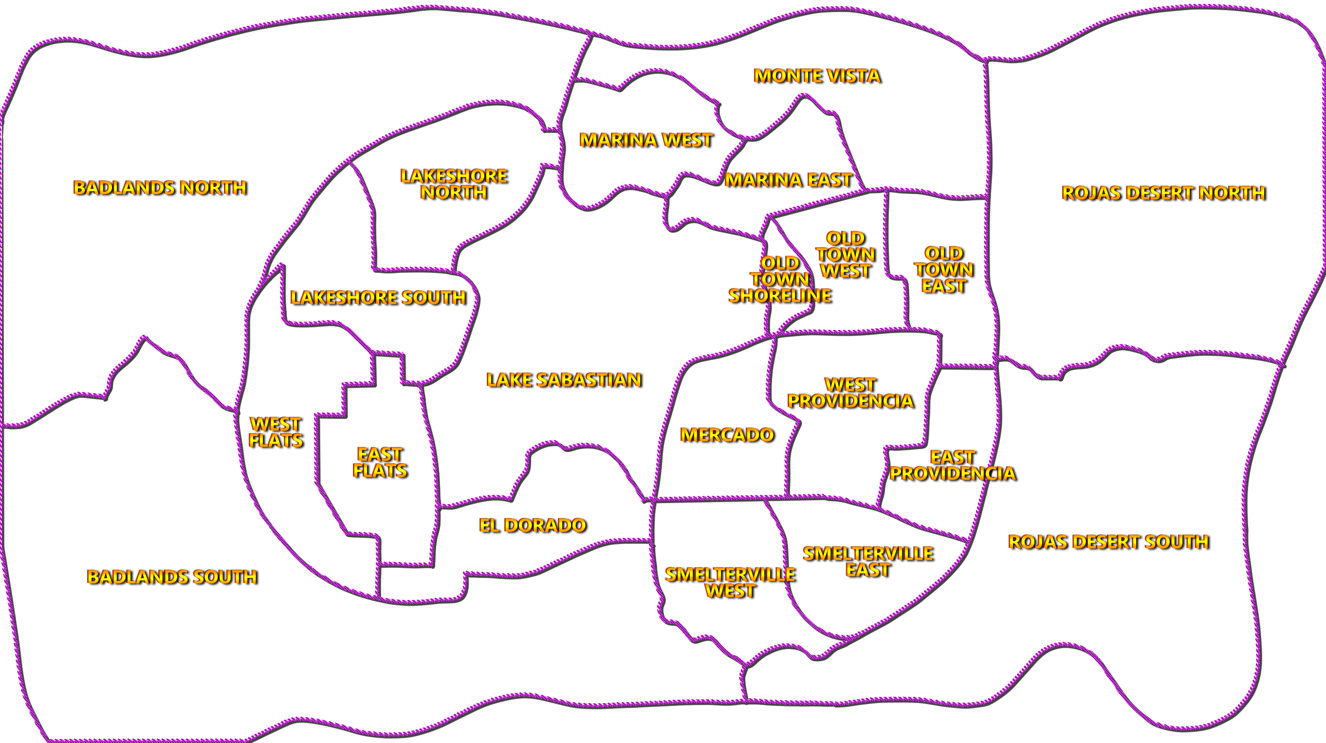 Saints Row Reboot Map