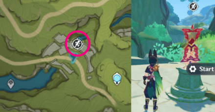 Genshin - Grove Dash Day 4 Leaping Tiger Location