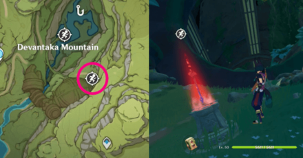 Genshin - Grove Dash Day 6 Tranquil Ruins Location