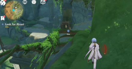 Genshin - Look for Alrani in Ruins of Dahri