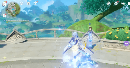 Genshin - Report back to finish the quest