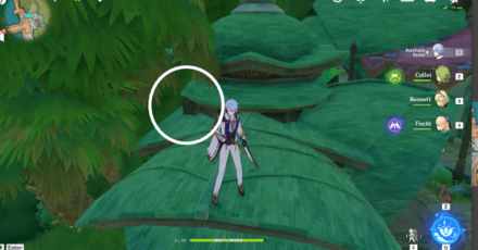 Genshin - Hidden treasure chest on roof