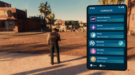 Saints Row - Call Out Factions With the Contacts App