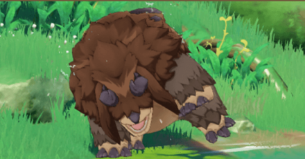Genshin - Event Image - Shaggy Sumpter Beast Attacking