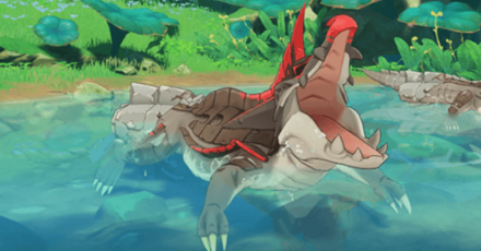 Genshin - Event Image - Spinocrocodile Opening Mouth