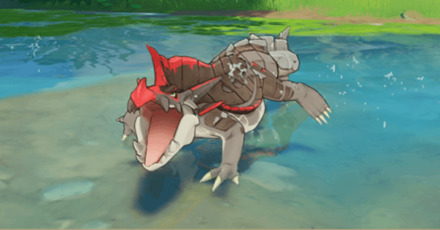 Genshin - Event Image - Spinocrocodile Attacking