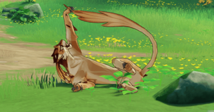 Genshin - Event Image - Rishboland Tiger Playing With Tail