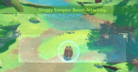 Genshin - Snapshots Day 3 - Take a Photo Shaggy Sumpter Beast Attacking