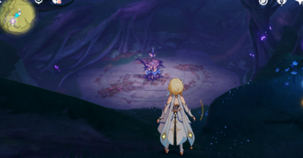 Genshin - How to Get to the Electro Regisvine - End of the cave is the Electro Regisvine