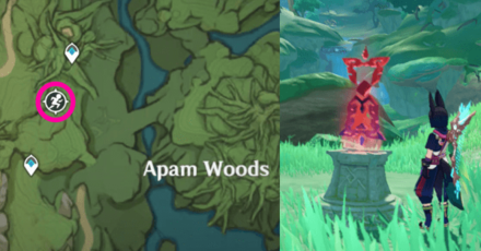 Genshin - Grove Dash Day 6 A Drifting Leaf Location