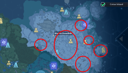 Tower of Fantasy - Pinecone Warren Map Location