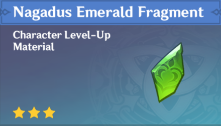 Genshin Impact - Nagadus Emerald Fragment Ascension Material