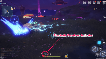 Phantasia Cooldown Indicator