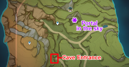 Genshin - Jadeplume Terrorshroom Location - West of Vanarana Underground