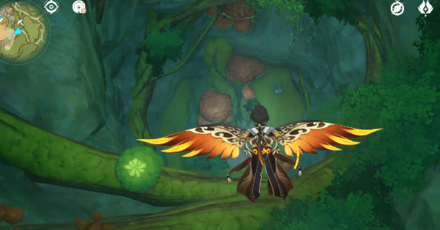 Genshin - How to Get to the Jadeplume Terrorshroom - fall down the cave