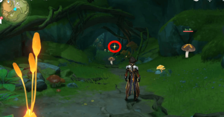 Genshin - How to Get to the Jadeplume Terrorshroom - Follow the four-leaf sigil
