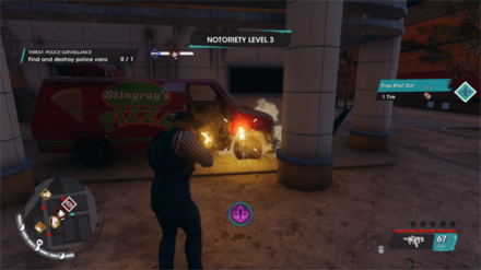 Saints Row - Complete a Police Surveillance Threat