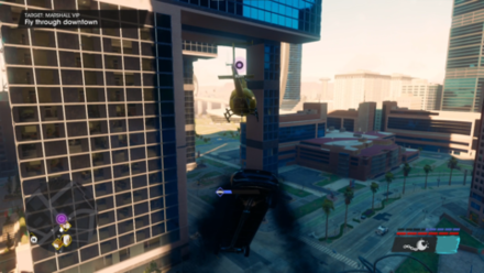 fly through downtown