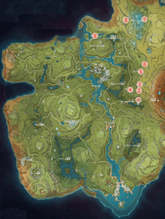 Genshin - Broken Dendro Monument Locations