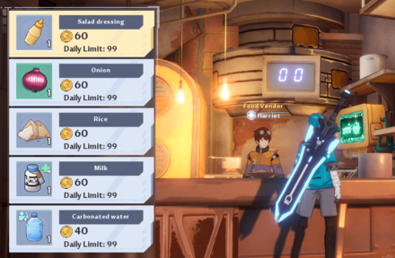 Tower of Fantasy - Food Vendor Shops