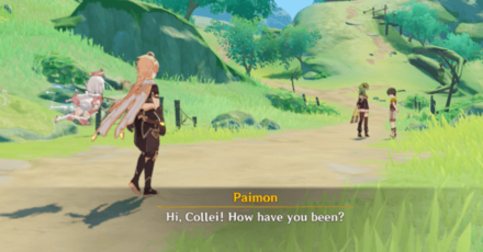 Genshin - Quest 1 - Talk to Collei and Razi
