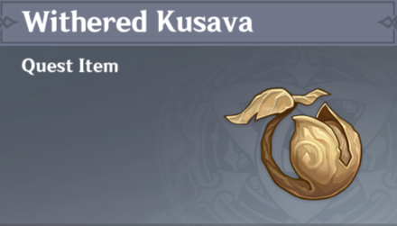 Genshin Impact - Withered Kusava