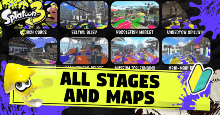 Splatoon 3 All Stages and Maps