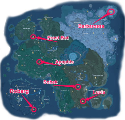 Tower of Fantasy - Aesperia World Bosses