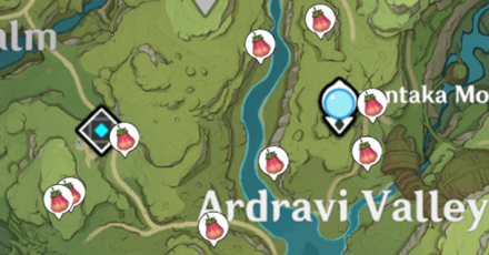 Genshin Impact Cooking Ingredient Zaytun Peach Sumeru Location Ardravi Village 1